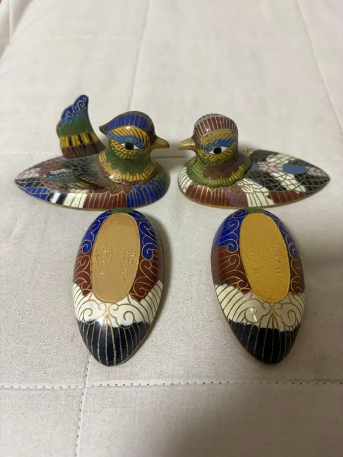 七宝焼の香合（鳥）の買取実績写真4